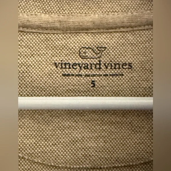 Vineyard Vines Kids' Saltwater Stripe Quarter Zip Sweatshirt Size 5 NEW w/ TAGS - Picture 5 of 8